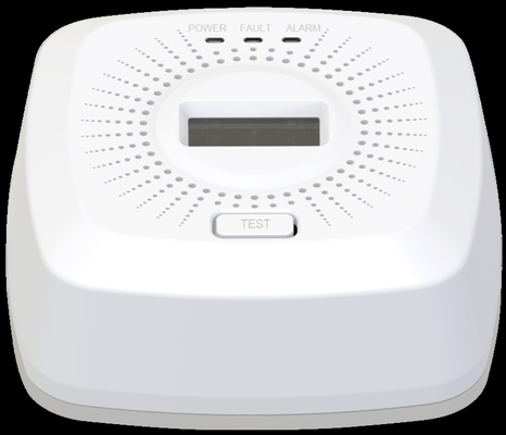 Light CE Mark Figaro Sensor Carbon Monoxide Flash Alarm With LCD Display EN50291